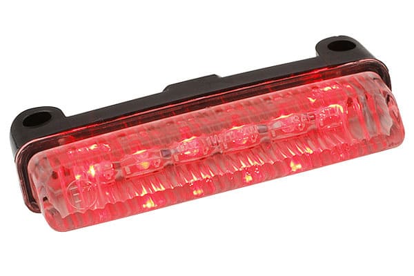 STR-655.20/CE Universal LED taillight, clear/red CE approved