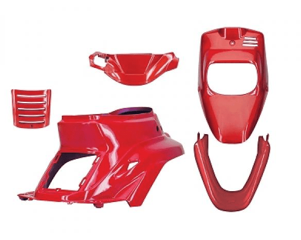 366599 kit carene 5 pezzi carena spirit rosso racing