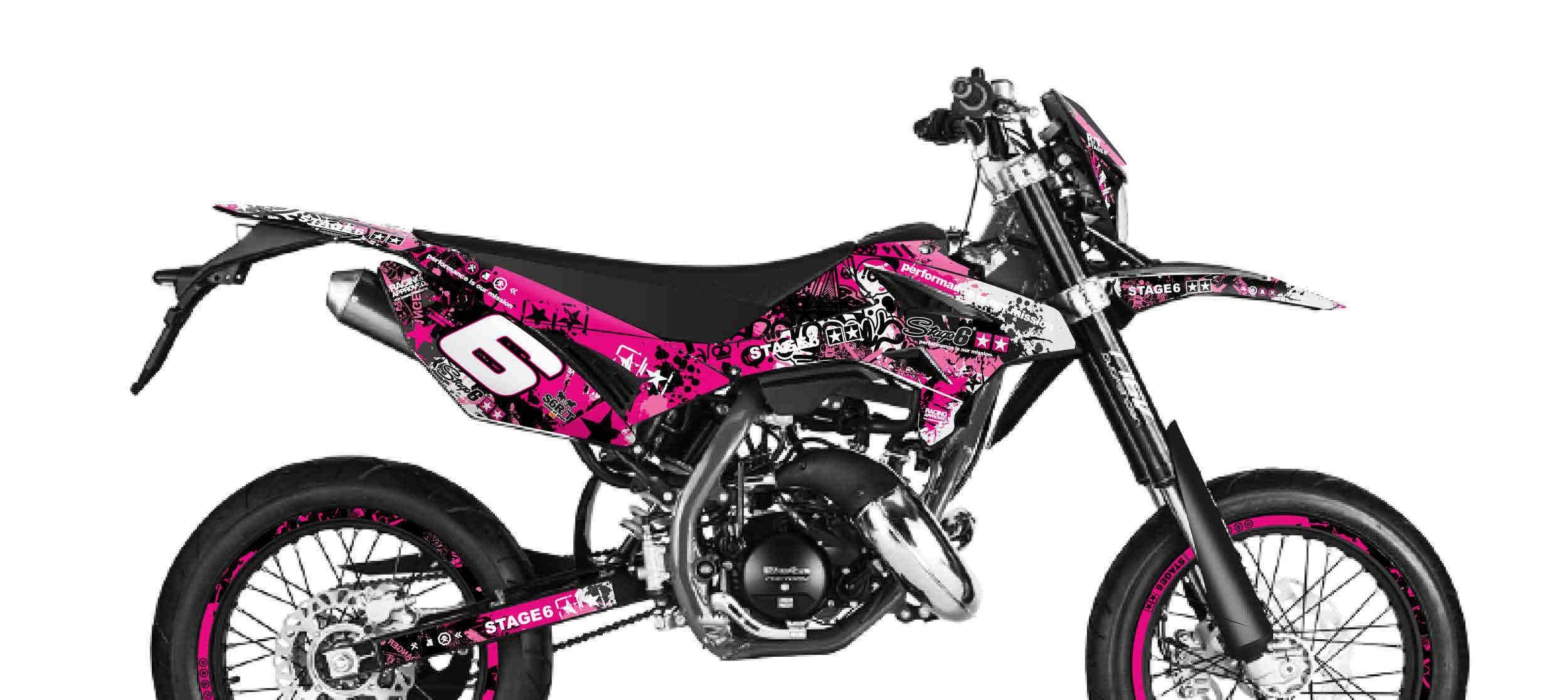 S6-058803/PK Kit deco Stage6 rosa - nero Beta RR