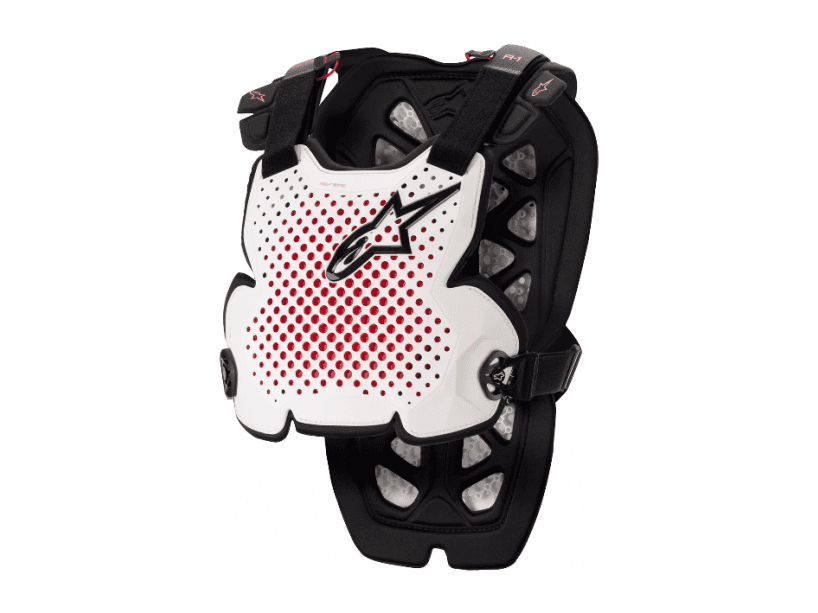 ALP27011150 Pettorina Alpinestars A-1 bianco/nero/rosso XL/2XL