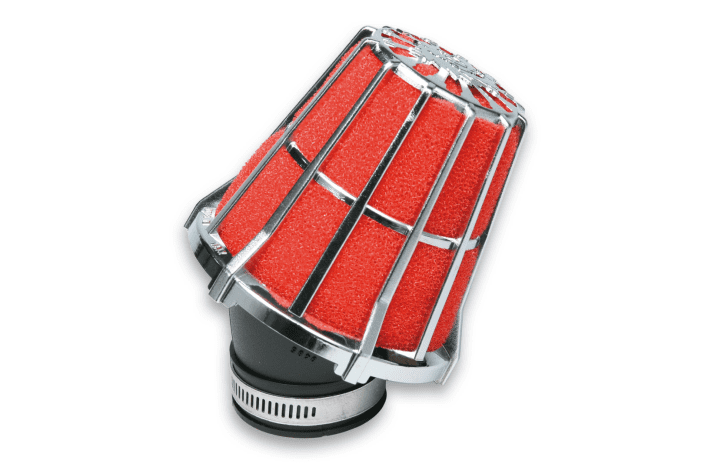 043296.k0 red filter e5 air filter with d.38 for phbl 20÷25 chrome carburetors