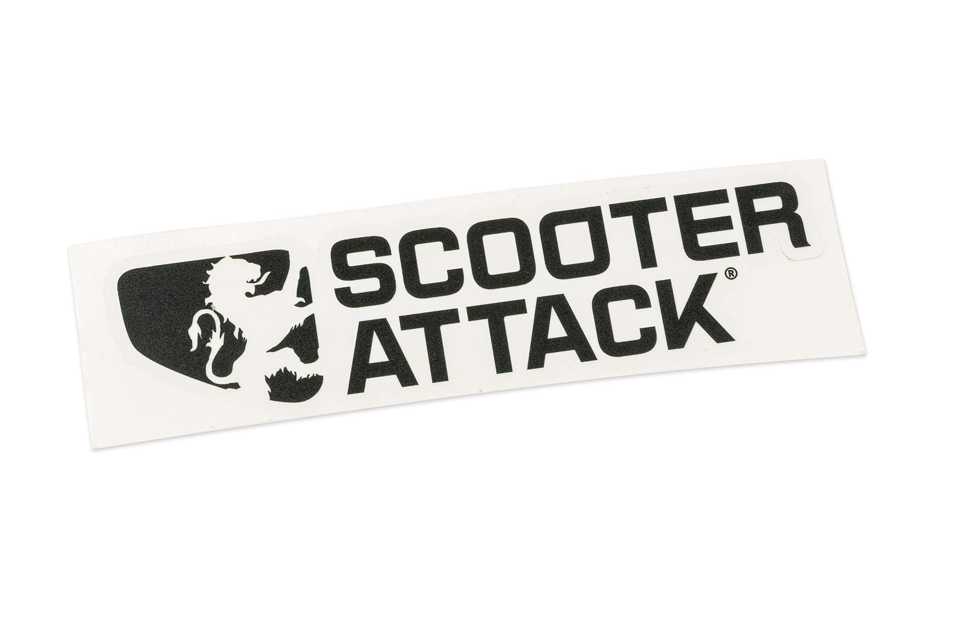 L-SASCOOTERATTACK/BK Scooter-Attack Sticker, black