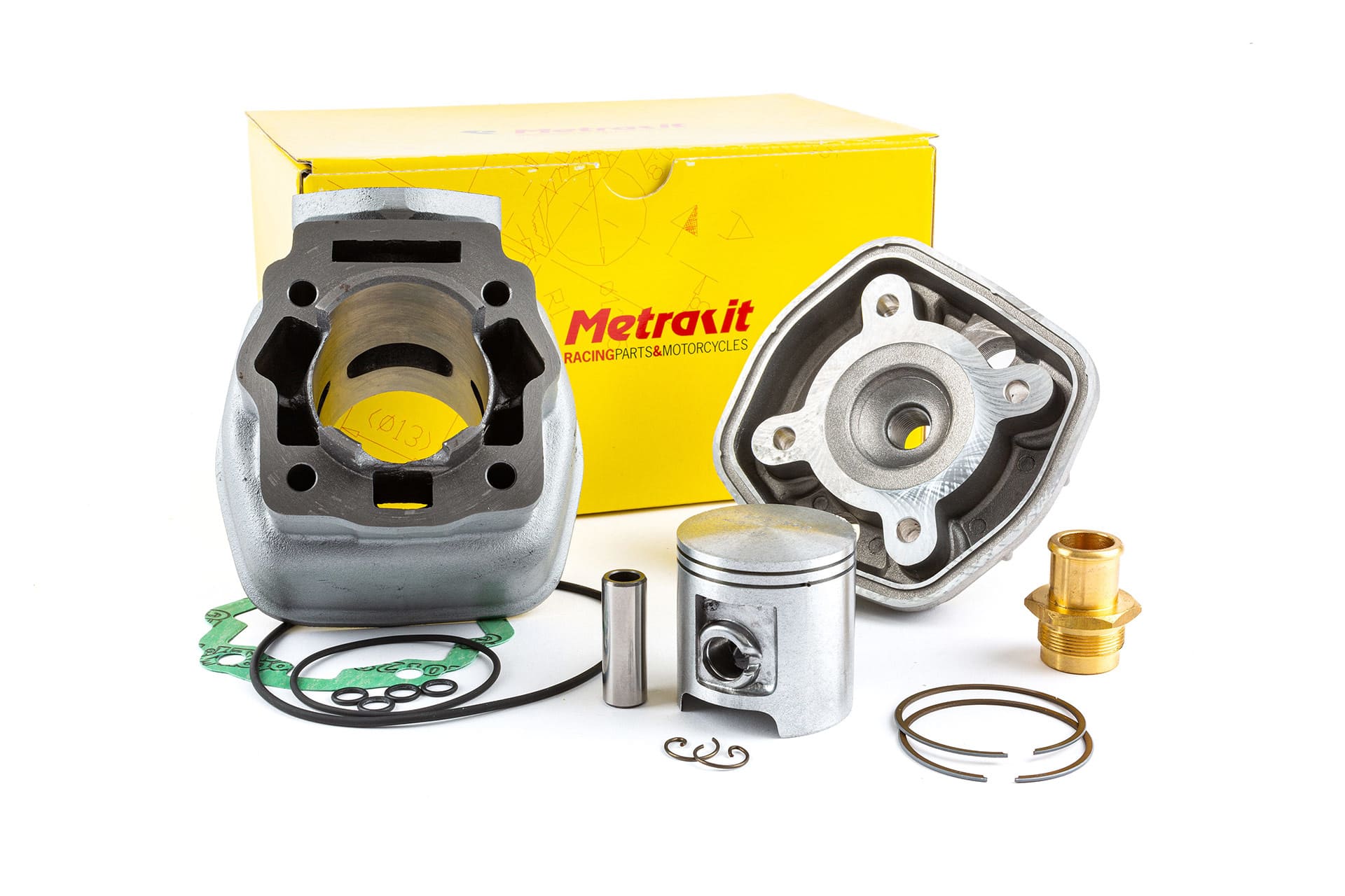 MK800D2534 Metrakit 70cc Cylinder Kit, Grey Cast Iron, Derbi Euro3 (D50B0)