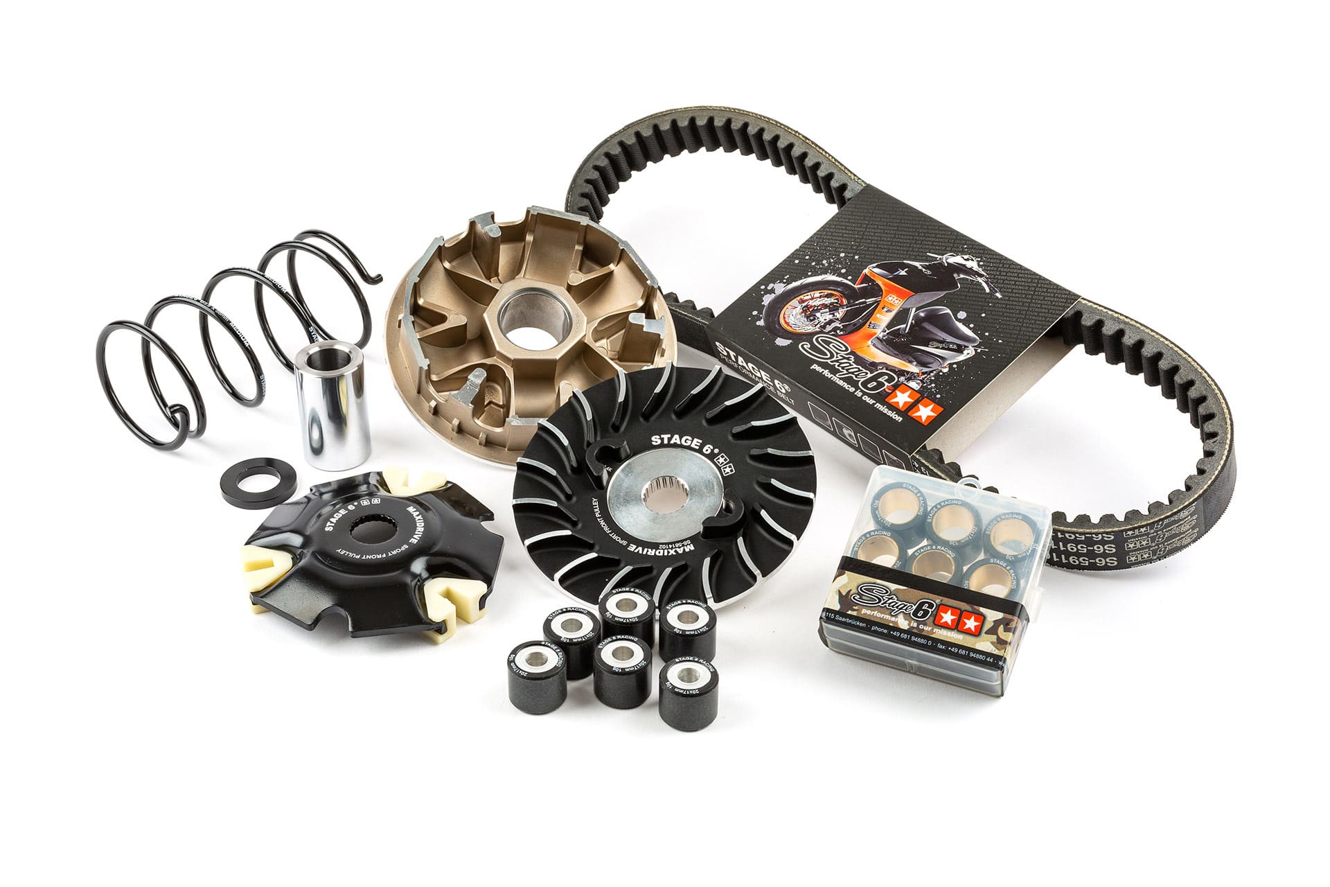 MS-PKMS6VARVESPALX/1 Stage6 Maxi Drive Performance Variator Kit Vespa LX 150cc