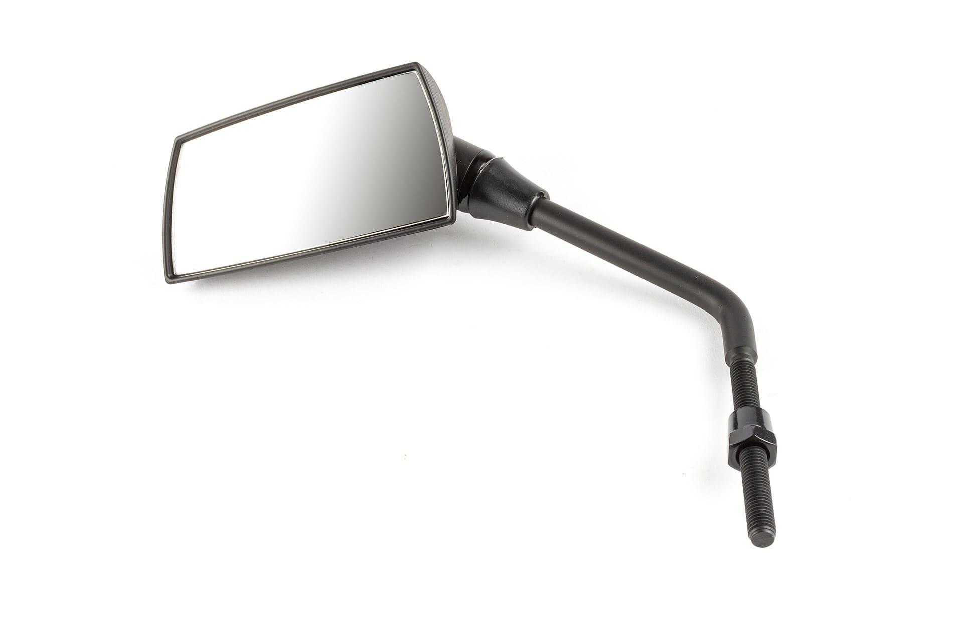 STR-265.20/BM Left mirror matt black Groove D.8mm