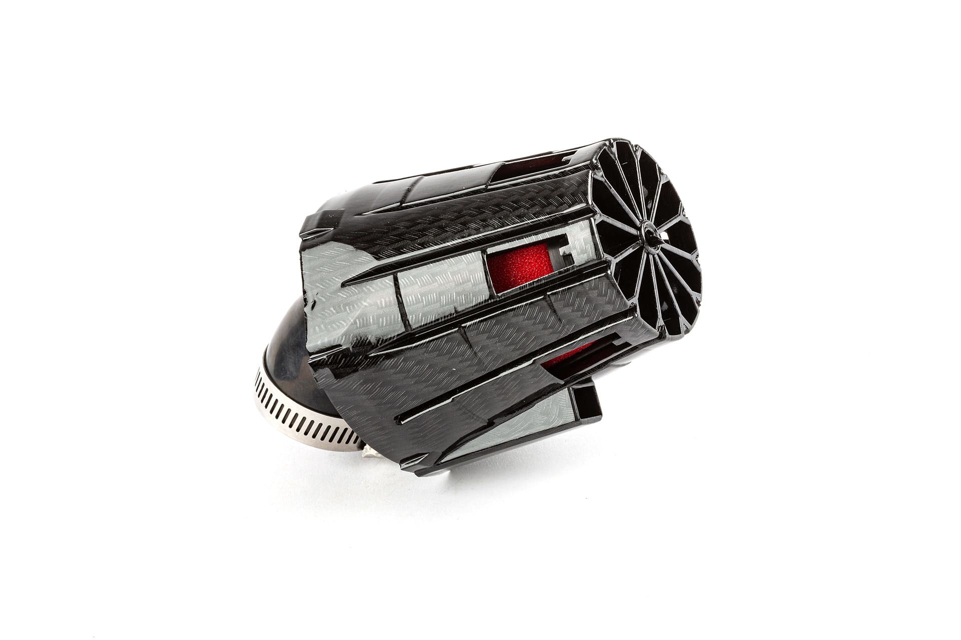 str-335.01/ca air filter e5 inclined 45 d.35mm carbon / red str8