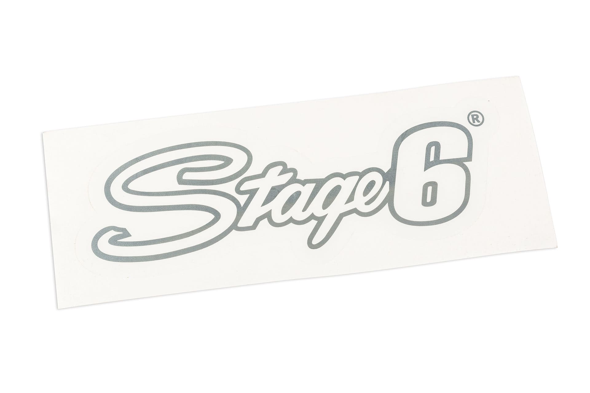 S6-0525/C Adesivo Stage6, 20x6 cm, argento