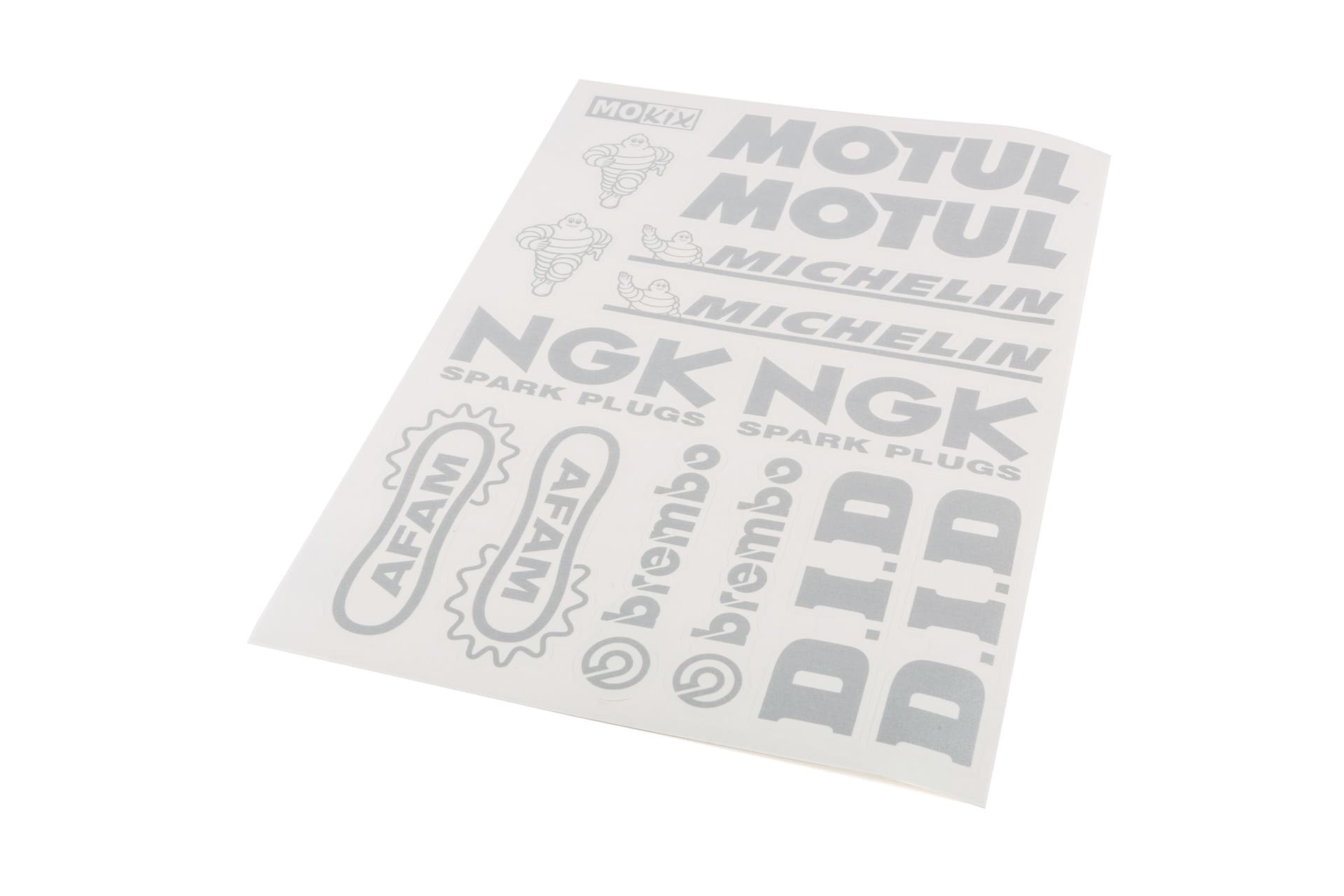 STICK-86576 Silver Sponsor Kit Sticker Sheet