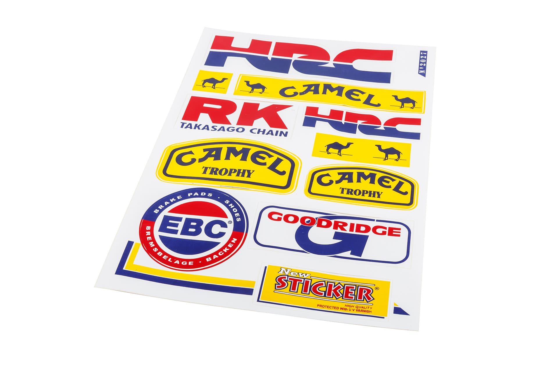 STICK-982027 HRC Sponsor Sticker Sheet 33x22cm