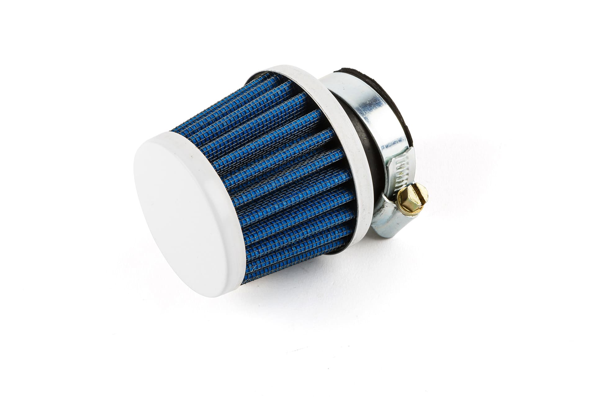 str-346.86/wh conical air filter kn d.28-35mm blue / white (small) str8