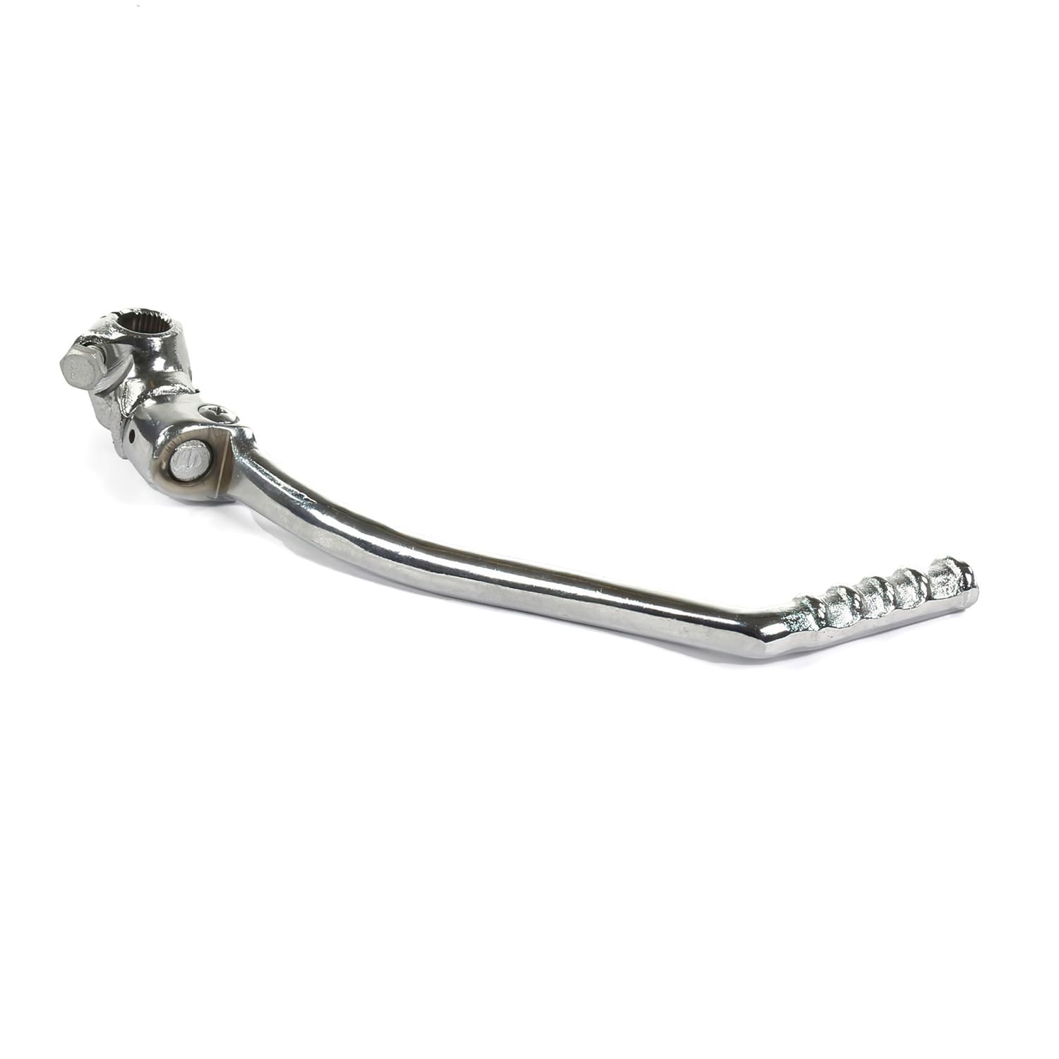 MB2509 Steel Kickstarter Crank 230mm - d.16mm Pit Bike / Dirt Bike Chrome