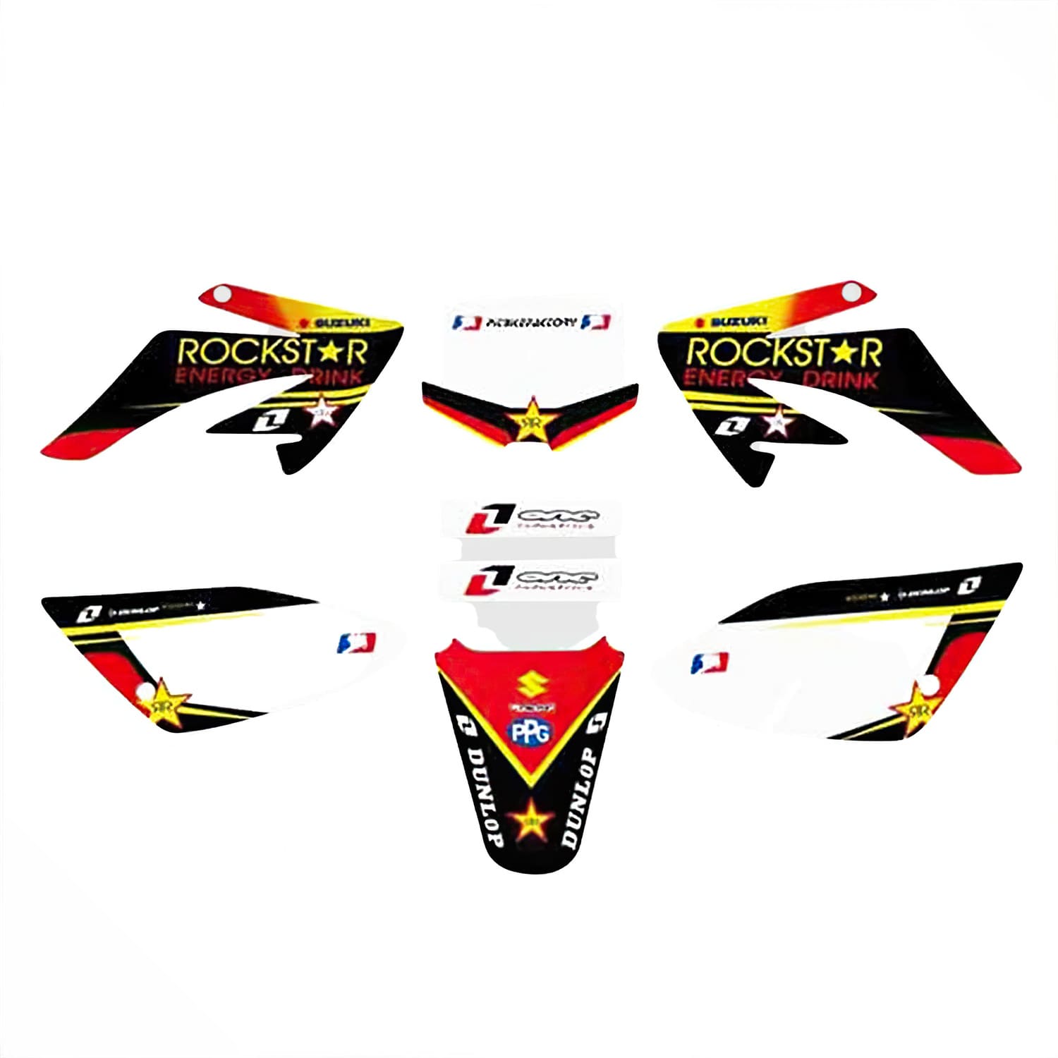 MB4054 Deco Fairing Kit Rockstar Energy Pit Bike / Dirt Bike CRF70