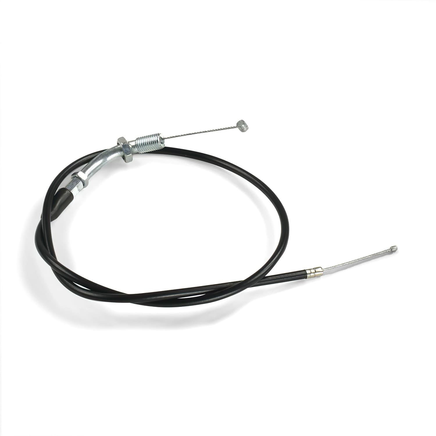 MB7551 Curved Throttle Cable 850mm / 110mm Pit Bike / Dirt Bike black