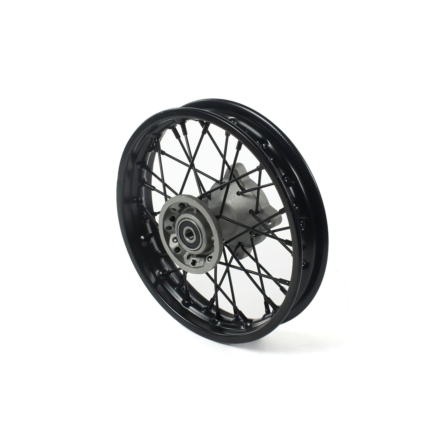 MB8296 Ruota / Cerchio anteriore acciaio asse 15mm - 10'' Pit Bike / Dirt Bike nero