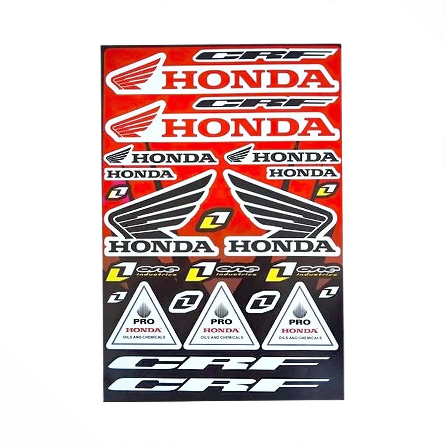 STICK-7152 Honda CRF Sticker Sheet