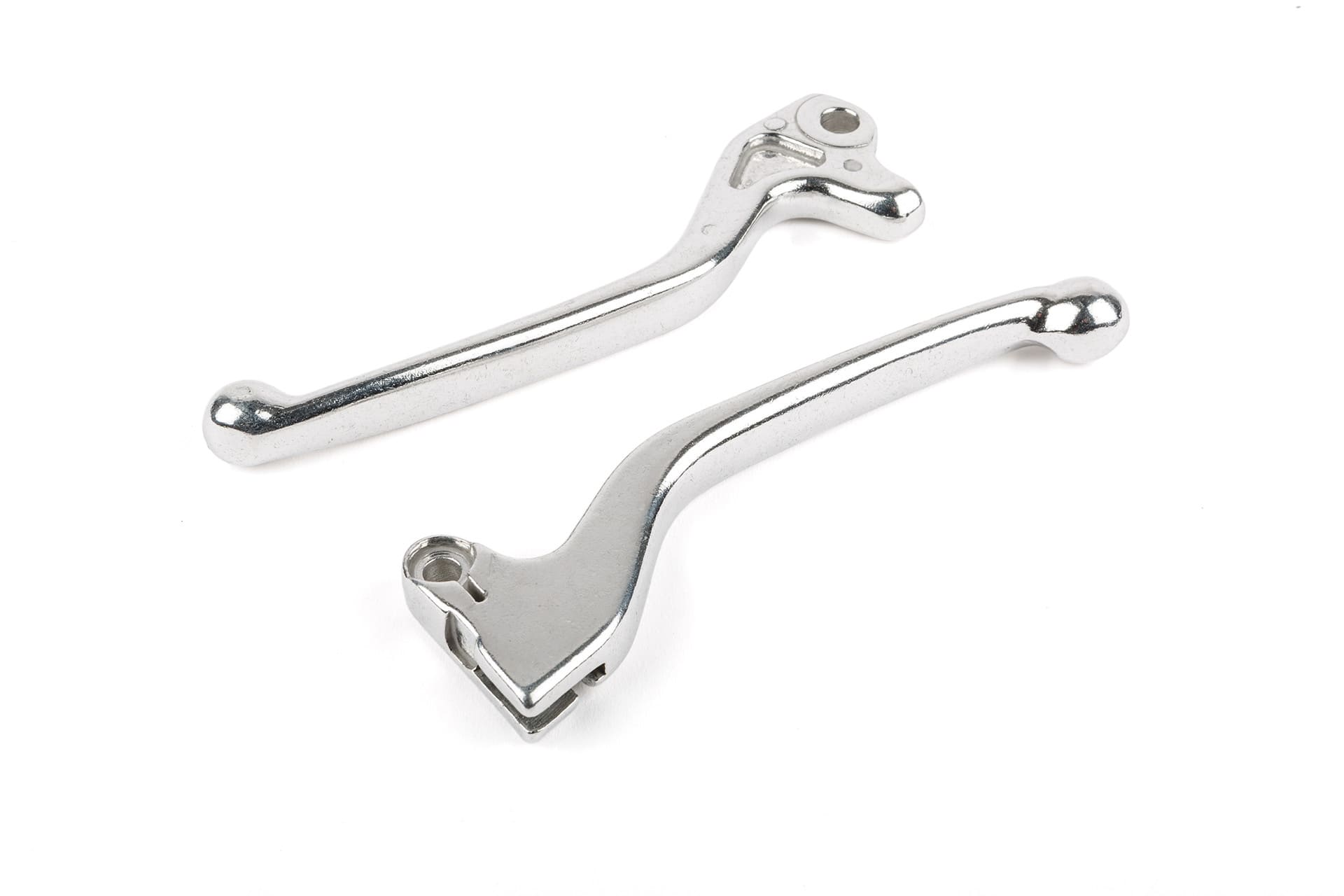 STR-590.10/CR Brake Lever Set x2 Chrome MBK Booster / Yamaha BW's after 2004 / Stunt /Slider