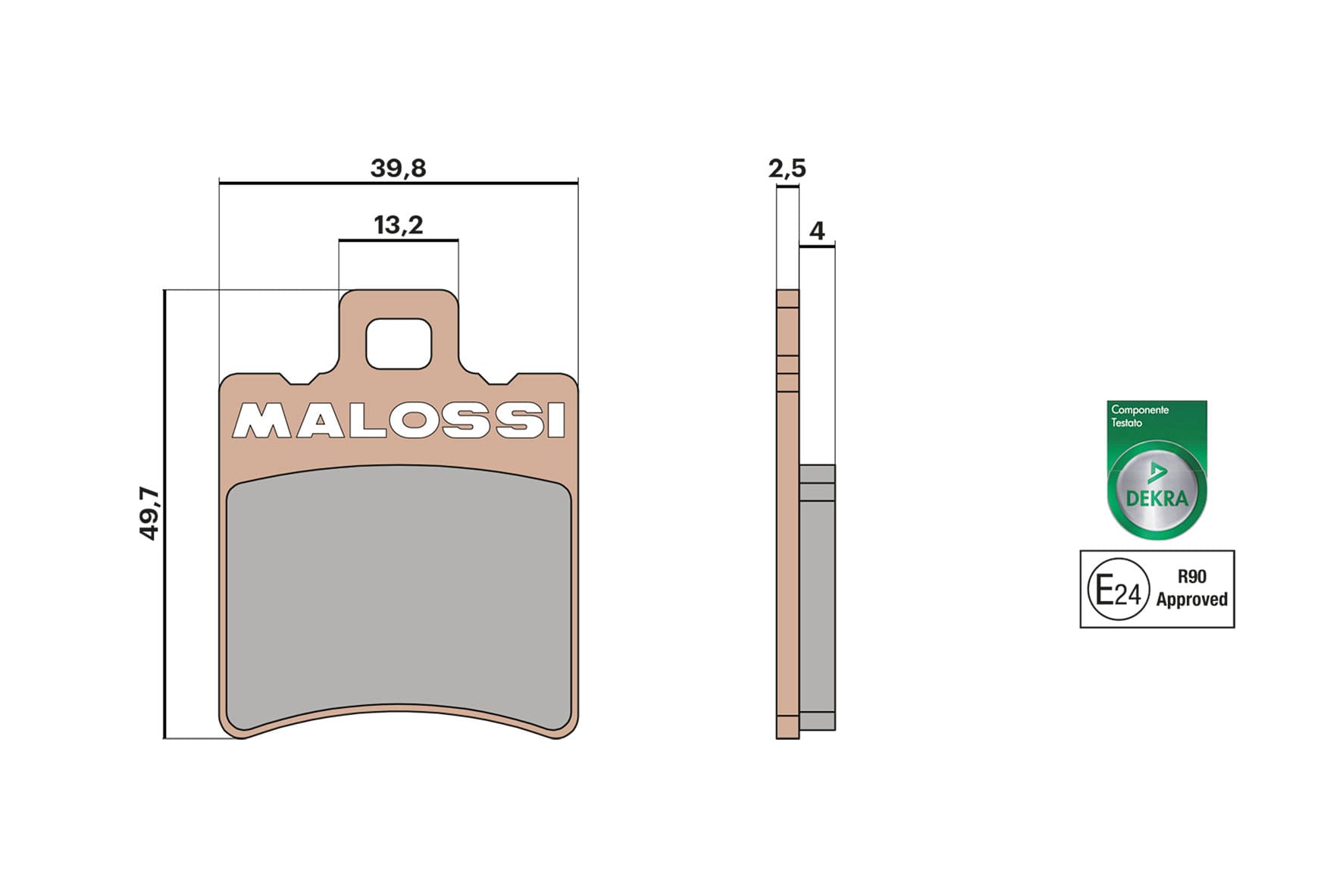 PASTIGLIE FRENO MALOSSI SYNT