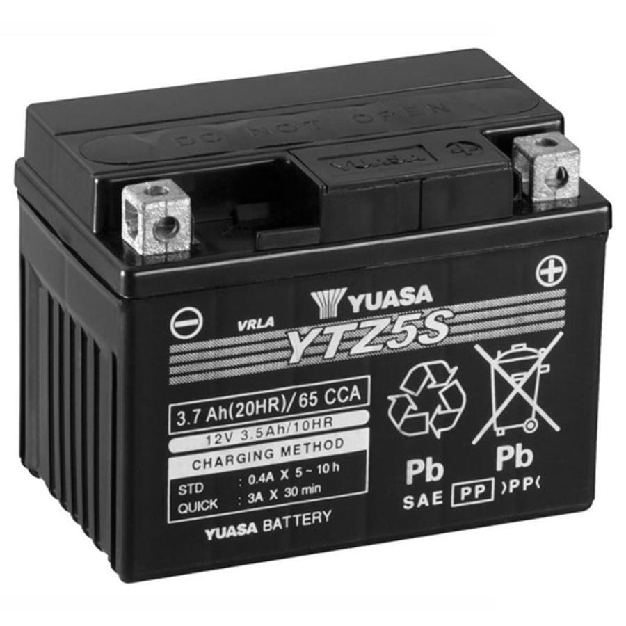 YUA36206 Yuasa YTZ5S DRY MF Maintenance Free Battery - Ready to Install