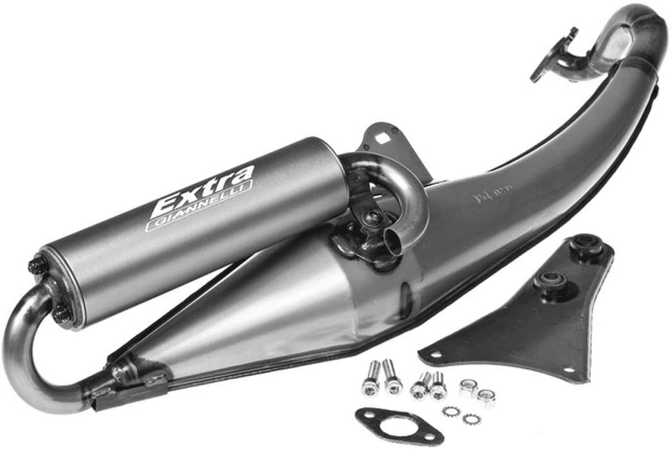 31643p2 muffler scooter extra v2 malaguti f 12 phantom air 94/01 f12 digit 02/03 silencer anodized aluminum