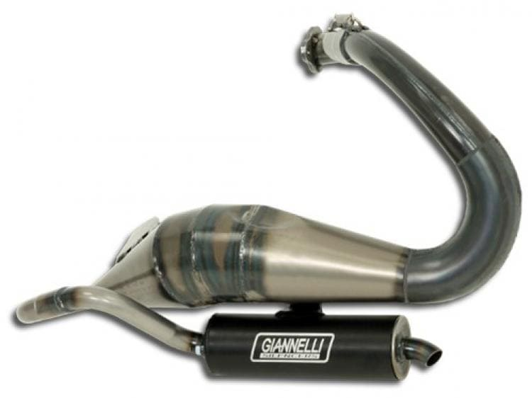 30069 giannelli muffler for vespa 125 et3 racing (the muffler is supplied with the silencer)