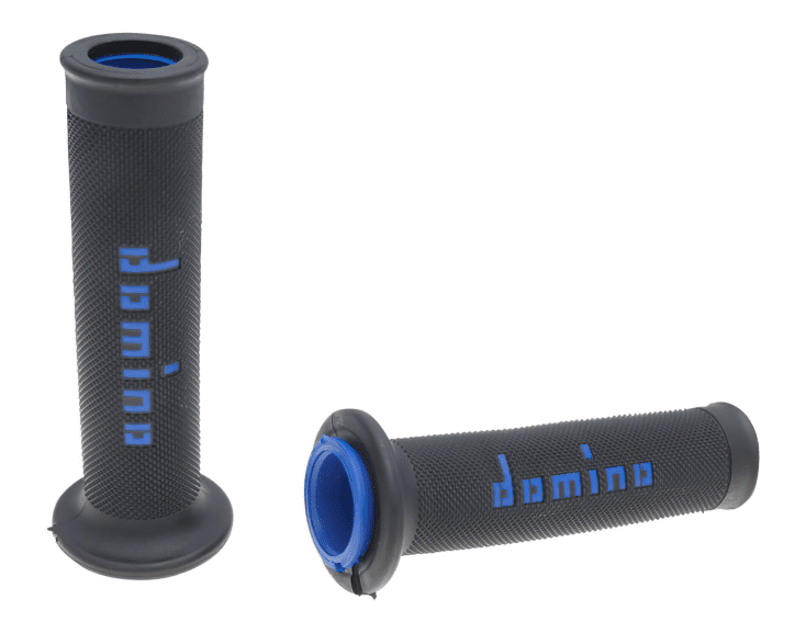 DOM37196RP Domino A010 On-Road Grips Black / Blue (Open)