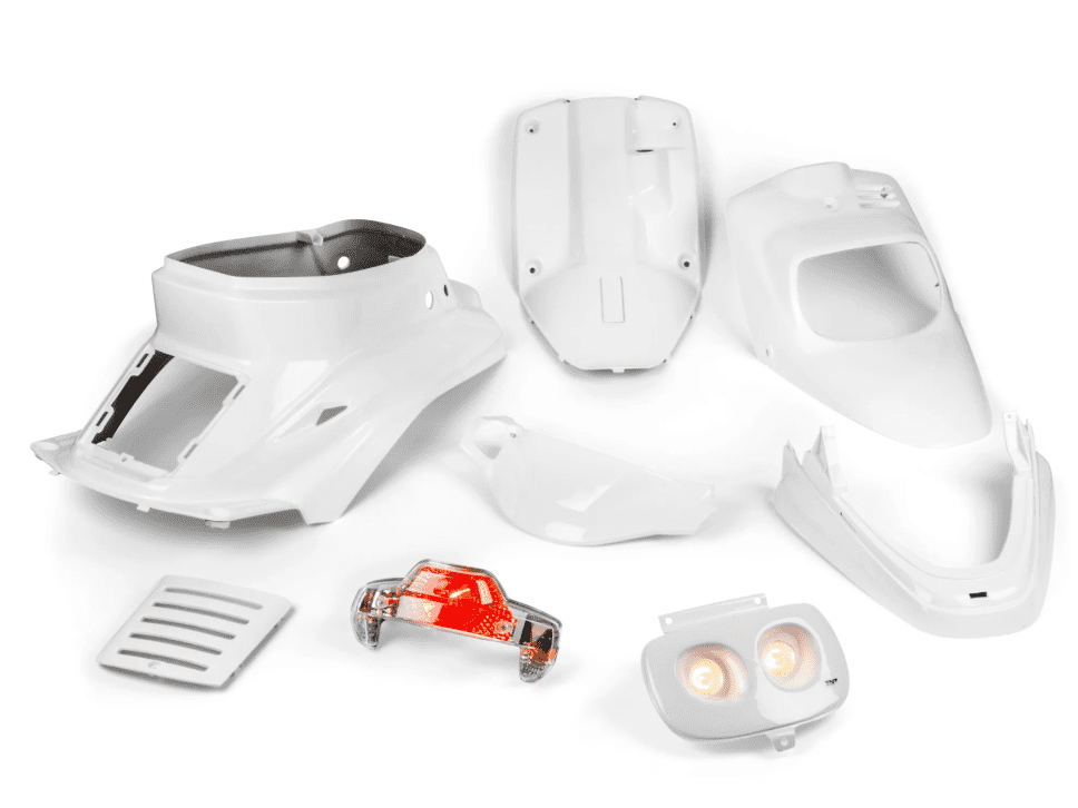 A366609/PACK1 Full white fairing and lights kit Yamaha BWs up to 2004