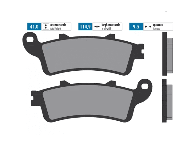 P174.0023 Pastiglie freno Polini Original Honda Forza 250