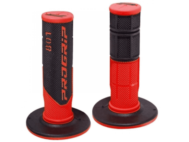 344114a coppia manopole pro grip 801 black / red