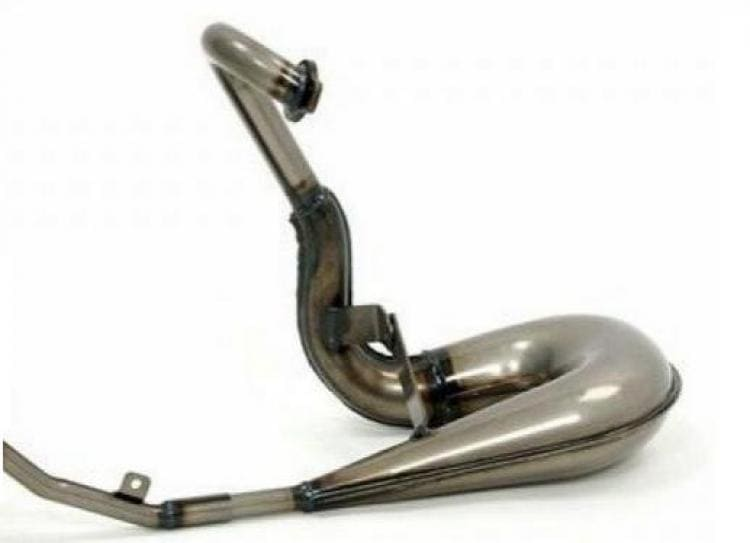 30510 muffler giannelli piaggio vespa 50 pk - hp - xl (the muffler is supplied without silencer)