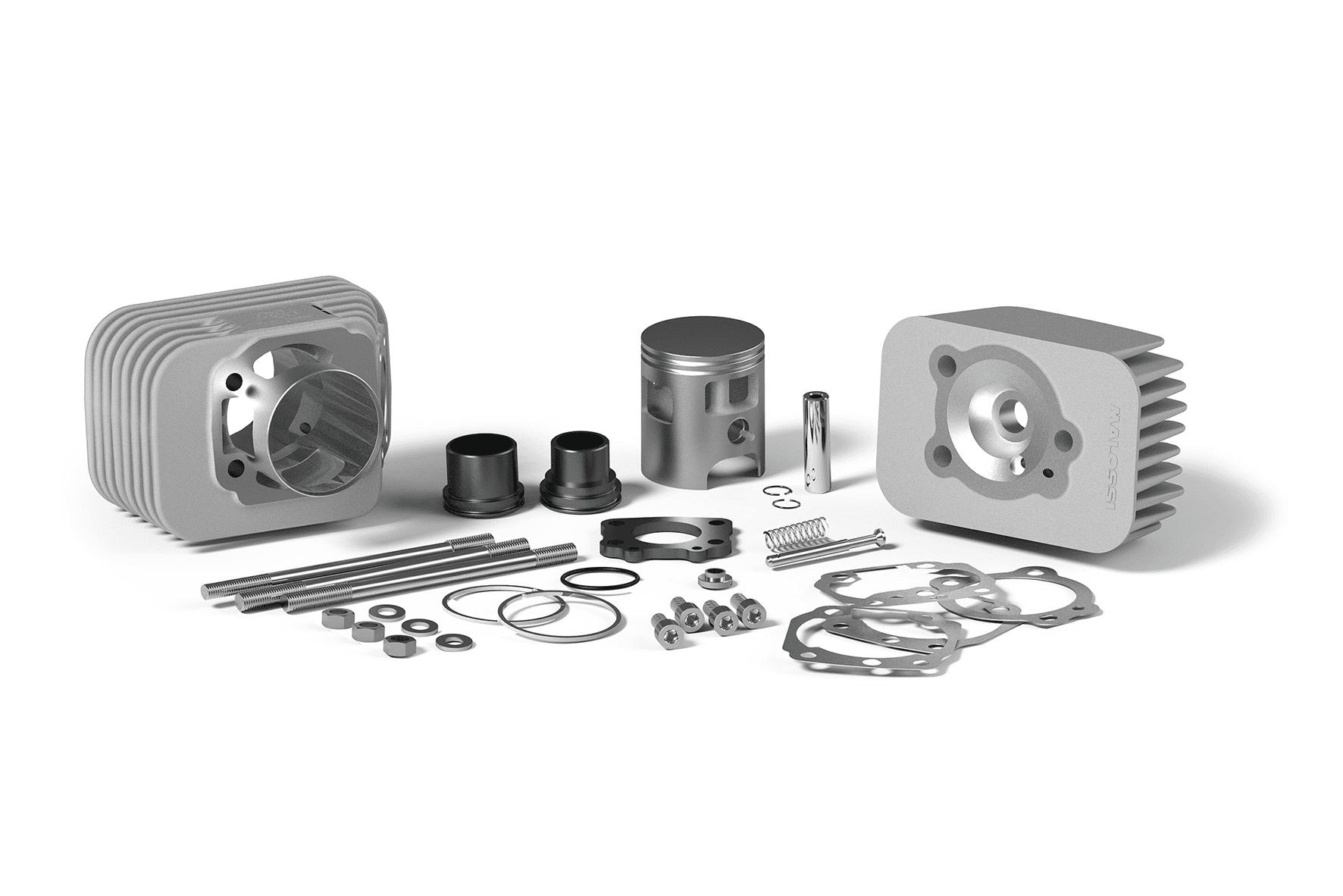 3118050 Malossi 75cc cylinder kit d.47 Piaggio Ciao 50 aluminium sp.10