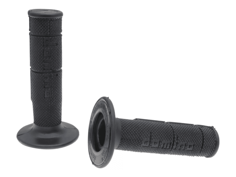 DOM34395RP Domino 1150 Off-Road half-waffle black grips