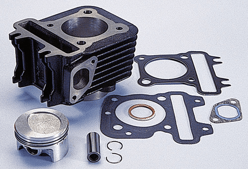 140.0202 Polini Evo 78cc thermal group d.49 Derbi Atlantis 50 4t Piaggio 2v cast iron air 2 valves stroke 41.8