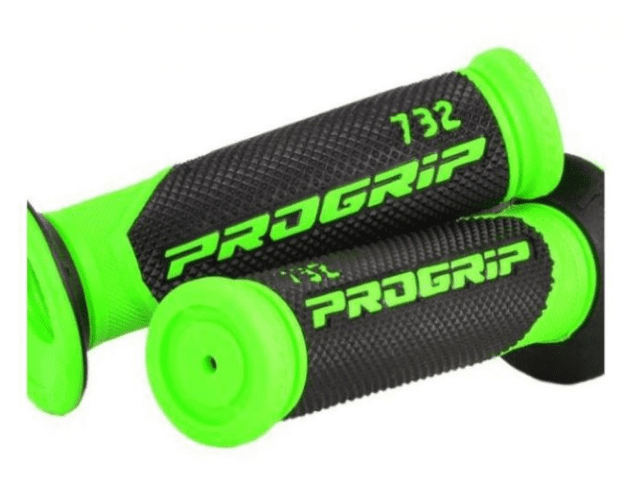 6-732/f v manopole scooter progrip verde fluo