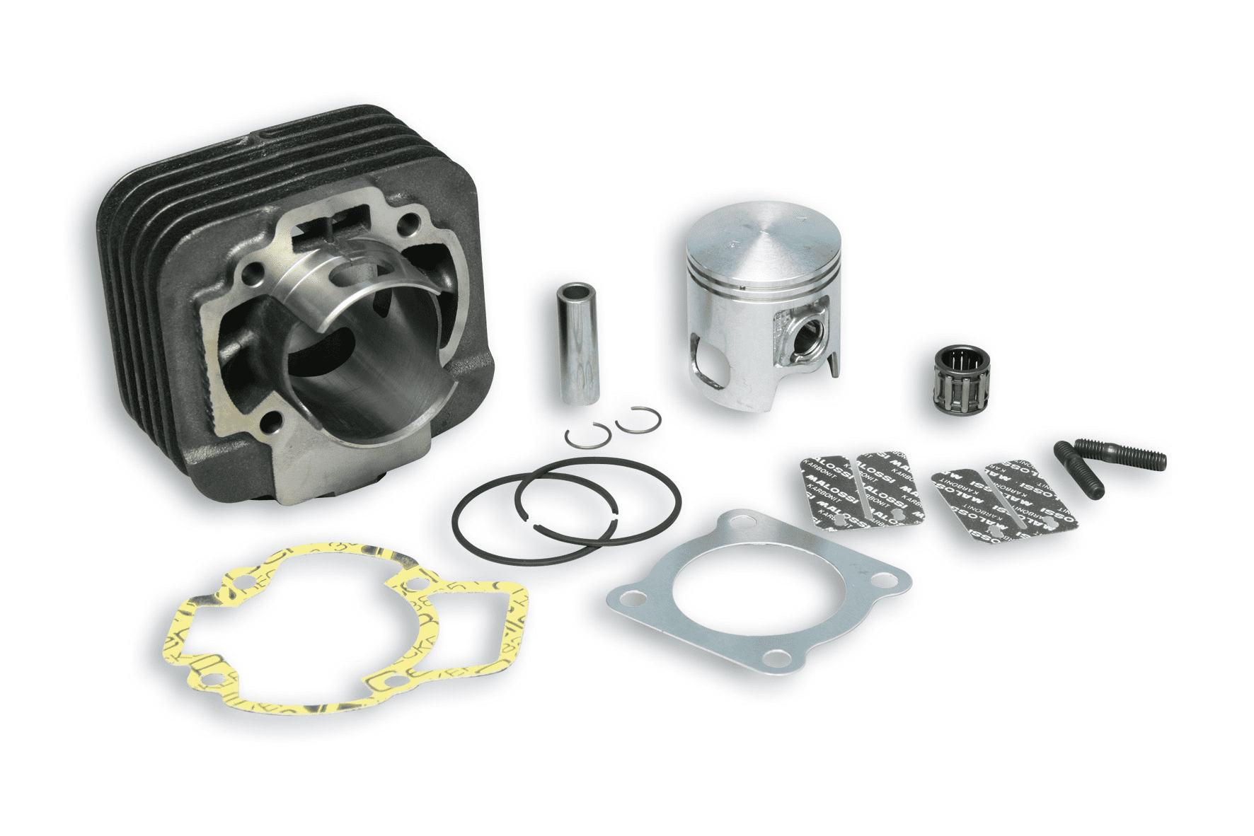 316915 Malossi 70cc cylinder kit d.47 Aprilia SR Motard 50 2t Euro 2 cast iron sp.12