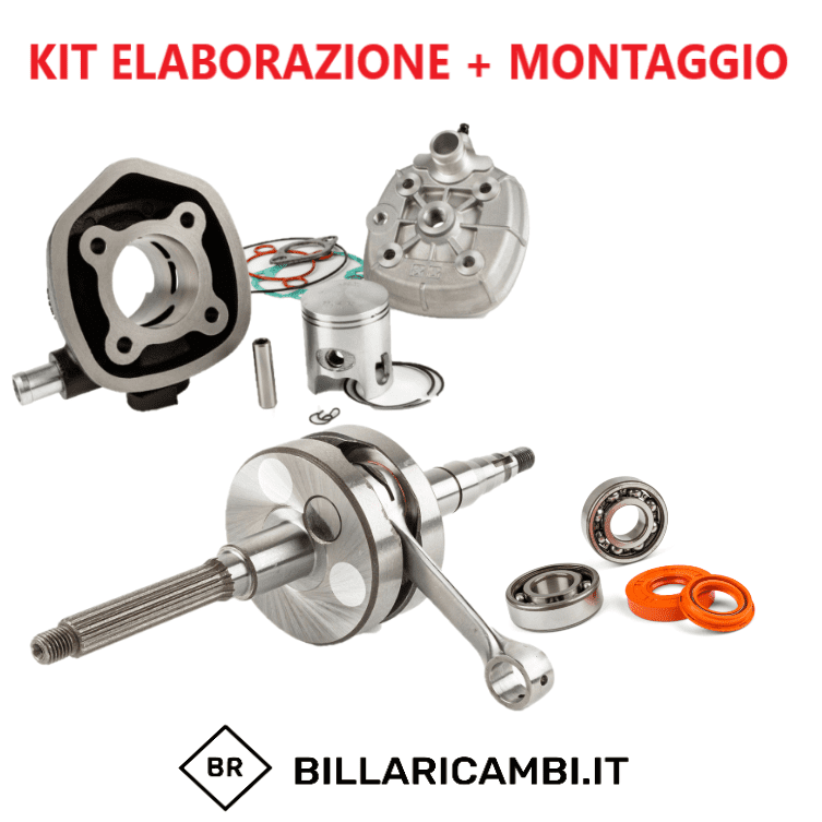 kit preparazione completo + montaggio minarelli orizzontale 70 intermedio