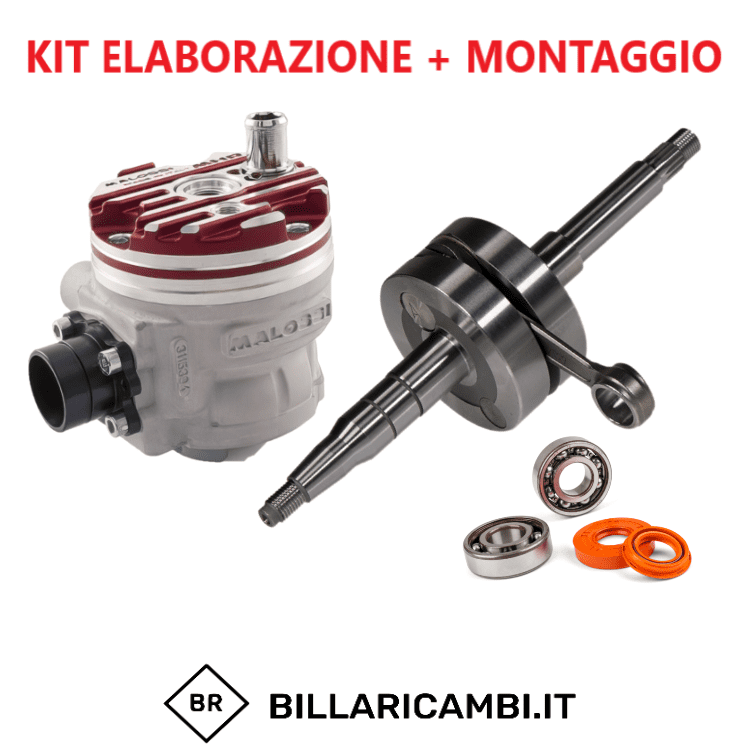 kit preparazione completo + montaggio minarelli orizzontale 70 sport