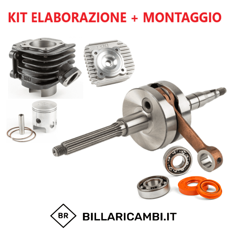 kit preparazione completo + montaggio minarelli verticale stage6 70cc streetrace