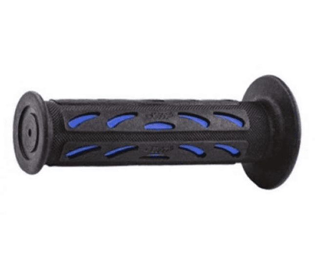 405402560 coppia manopole progrip 724-150 strada, blu/nero, double density, senza foro