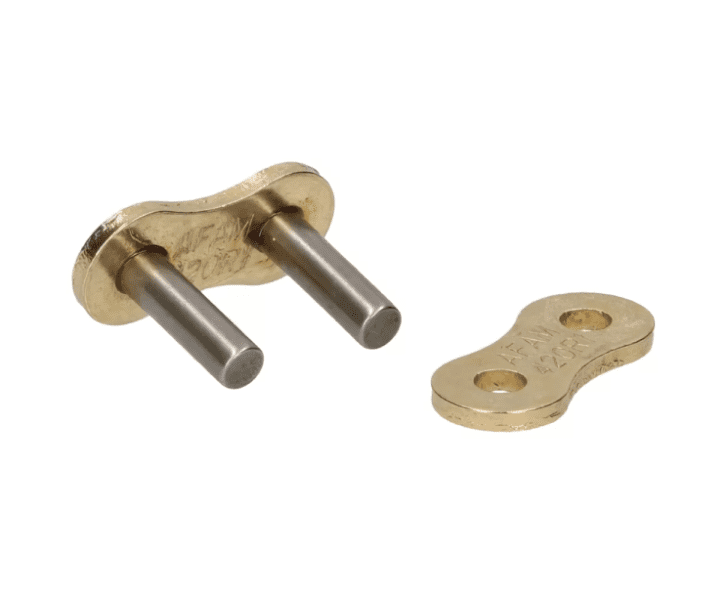 AFAM420R1-G Gold Reinforced AFAM Rivet Chain Link A420 R1-G