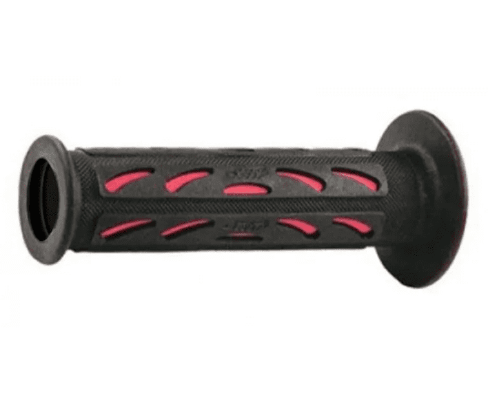 405402615 coppia manopole progrip 724-oe-149 strada, rosso/nero, double density, con foro