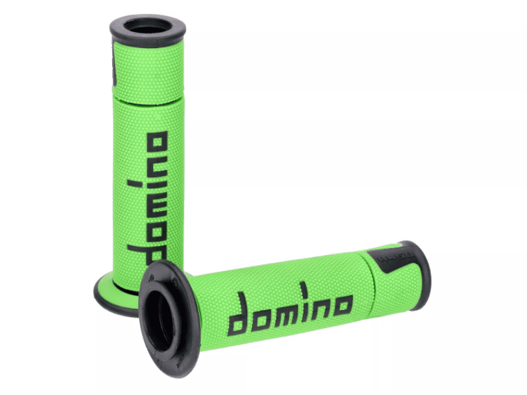 DOM48748 Manopole Domino A450 On-Road Racing verde / nero (aperto)