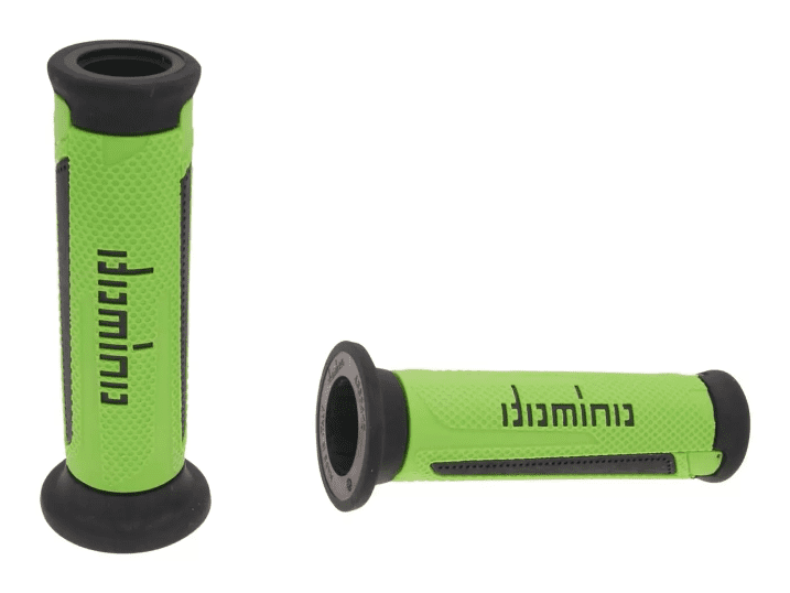 DOM37155 Domino A350 On-Road Grips Green / Black (Open)