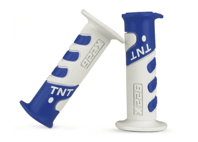 344199c coppia manopole tnt racing grip 922x bianco/blu