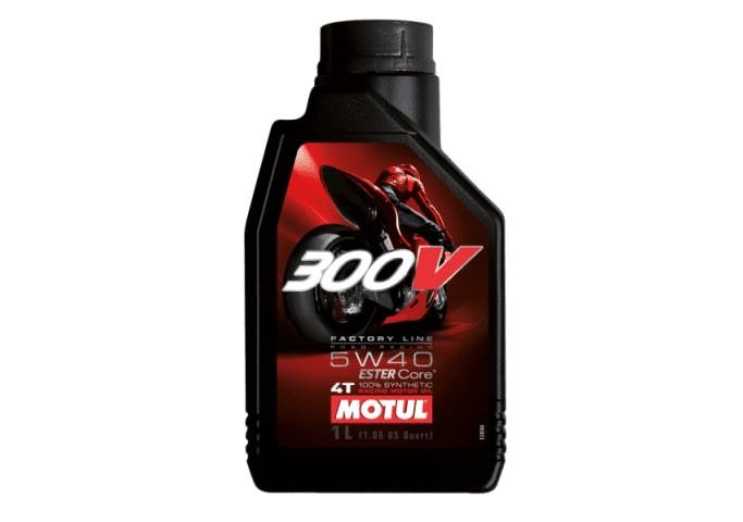 104112 1 litro olio motul 300v factory line road racing 5w40 100% sintetico per motori 4t