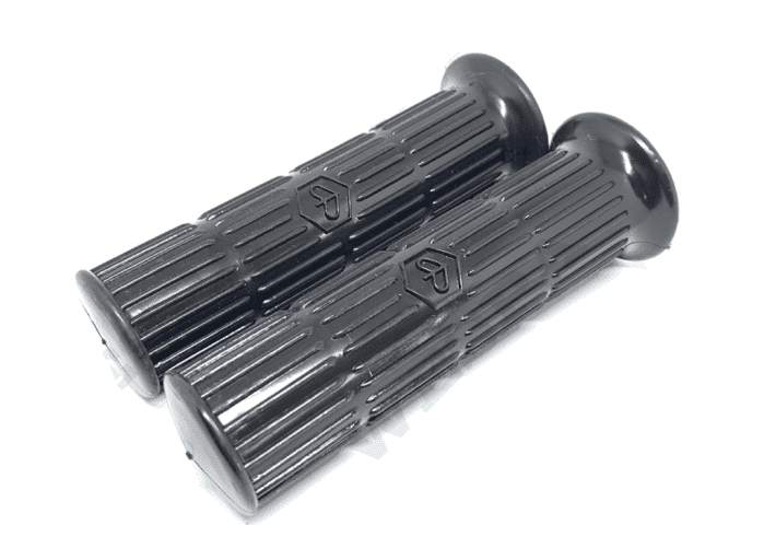 10244 pair of long black grips piaggio vespa px pe