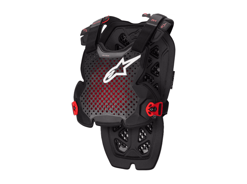 ALP27011148 Pettorina Alpinestars A-1 nero/rosso XL/2XL