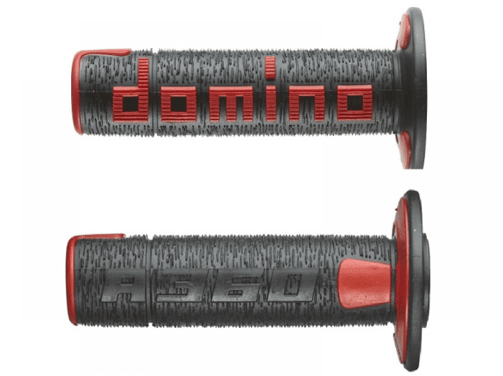 a36041c4042a7-0 pair of black/red domino off road grips