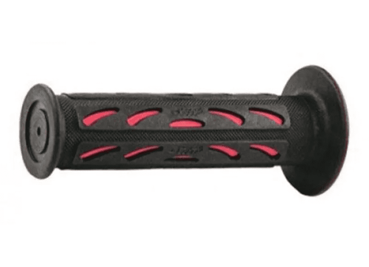 405402580 coppia manopole progrip 724-149 strada, rosso/nero, double density, senza foro