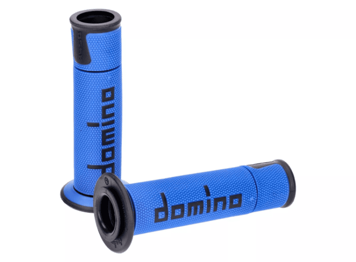 DOM48752 Manopole Domino A450 On-Road Racing blu / nero (aperto)