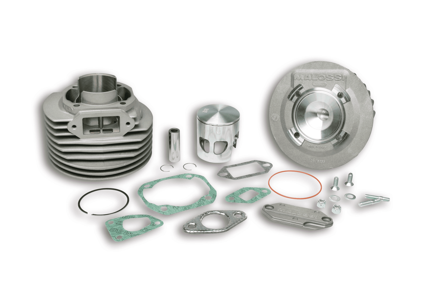 3115829 Malossi 132cc cylinder kit d.57.5 Vespa ET3 Primavera 125 2t aluminium sp.15